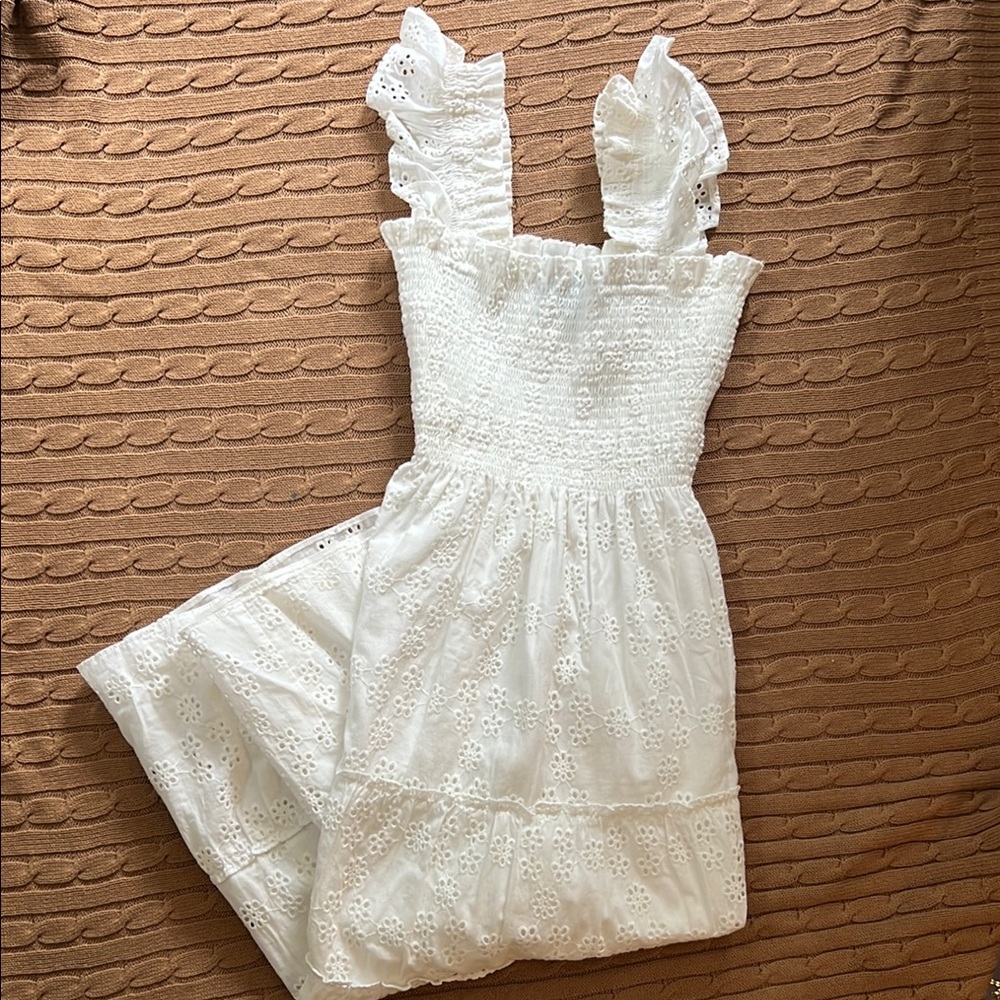 Hill House White Ellie Eyelet Dress